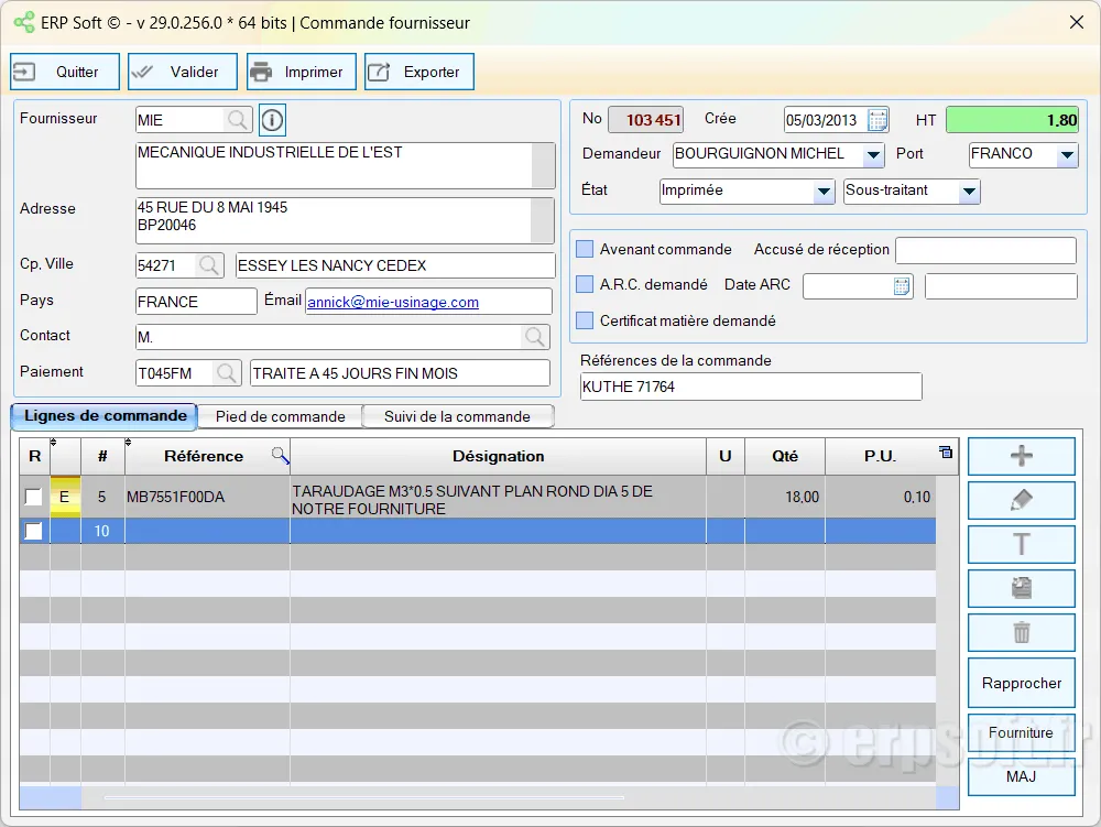 Mẫu đơn đặt hàng